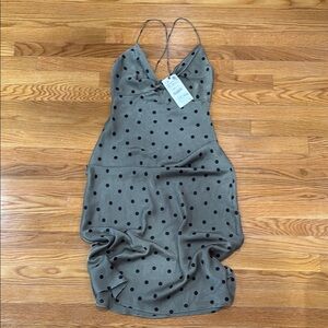 Polka Dot Spaghetti Strap Dress